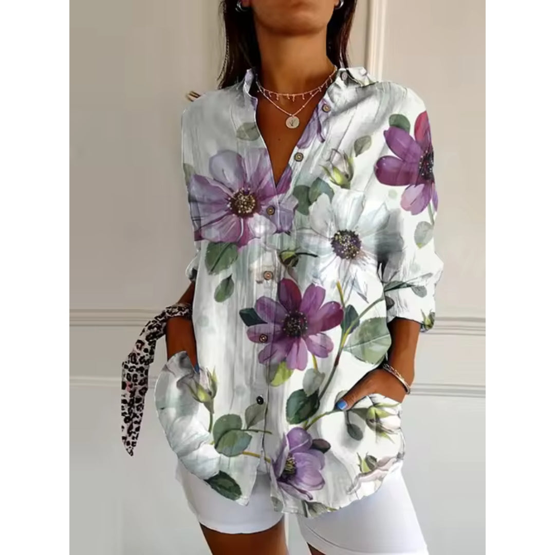 MIA - Casual Blouse with Floral Print