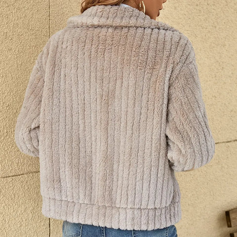 Evelyn - Casual plushy cardigan