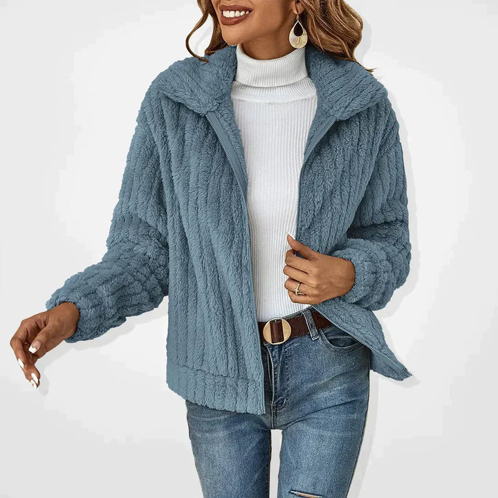 Evelyn - Casual plushy cardigan