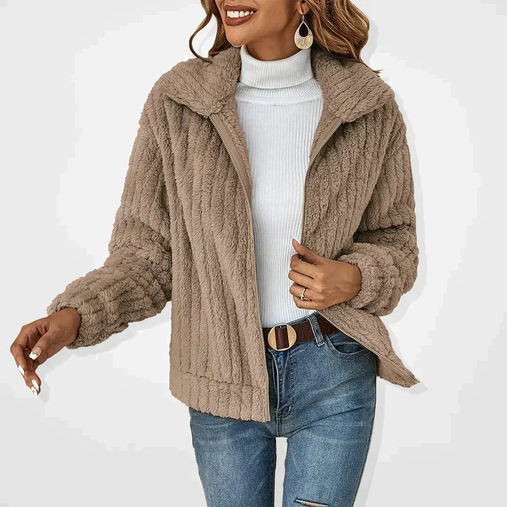 Evelyn - Casual plushy cardigan