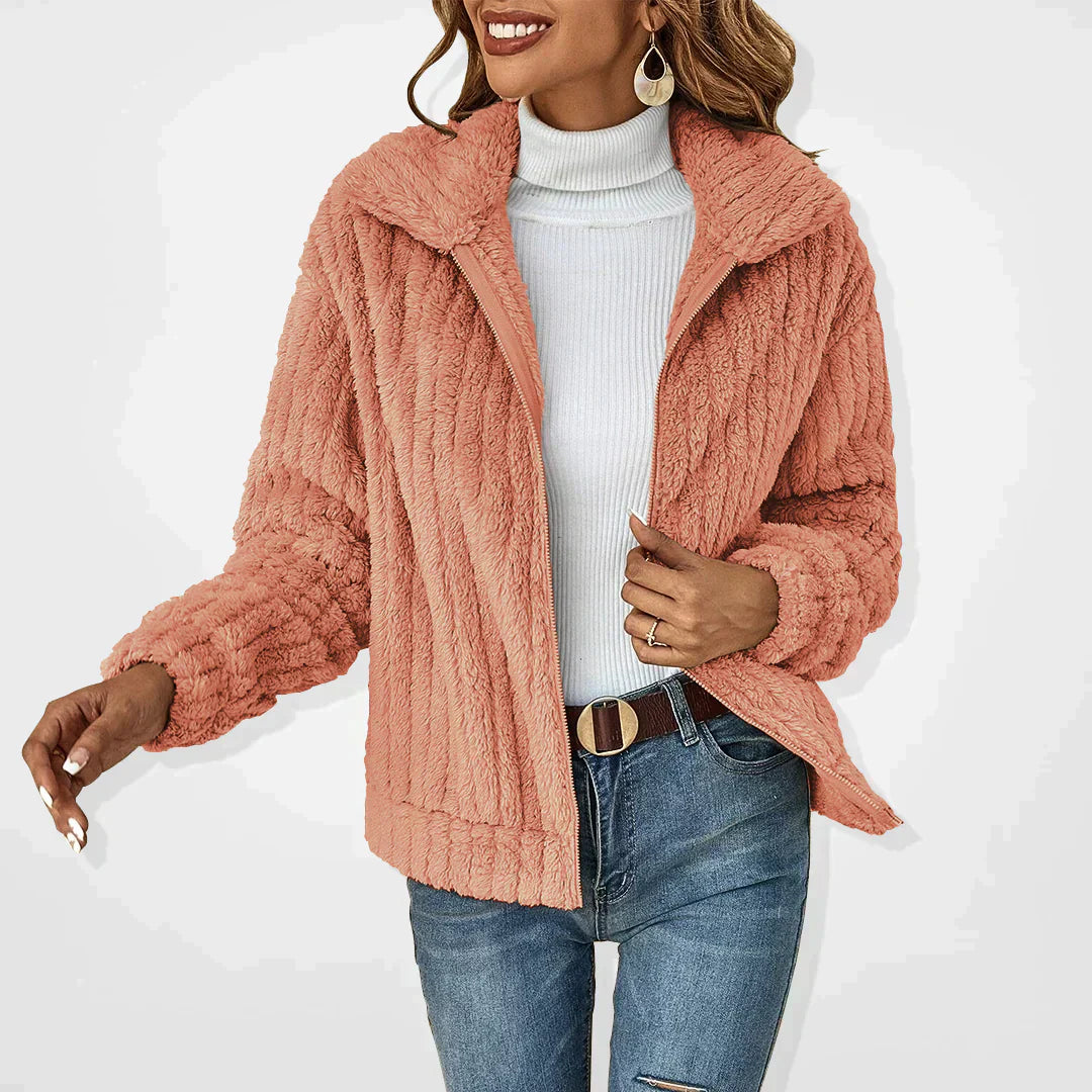 Evelyn - Casual plushy cardigan