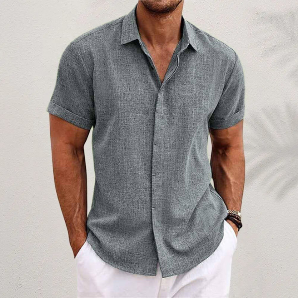 Mark™ | Linen Short-Sleeved Shirt