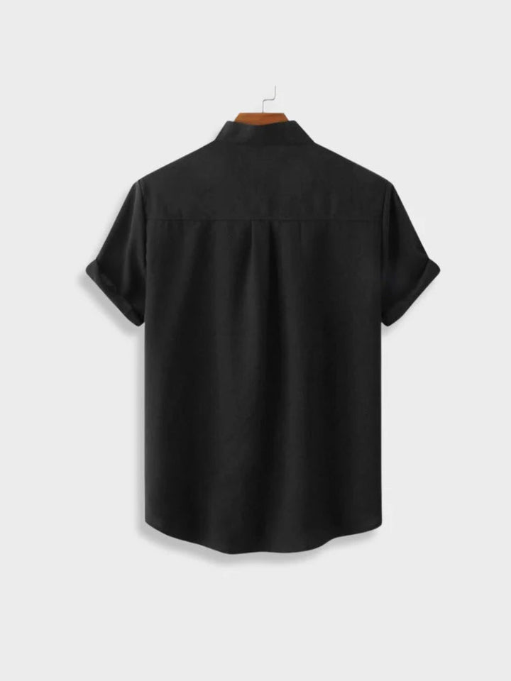 PETER - Cotton shirt with short sleeves