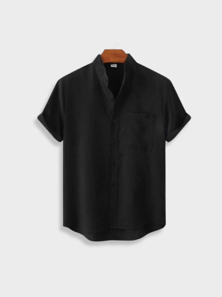 PETER - Cotton shirt with short sleeves