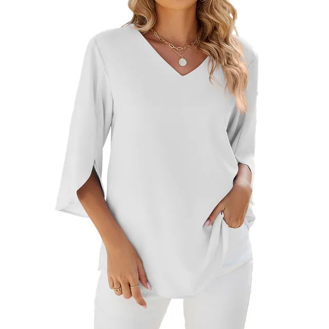 NICOLE | V-Neck Blouse