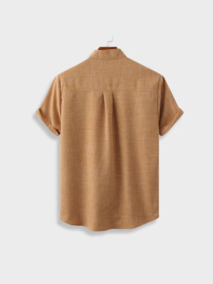 PETER - Cotton shirt with short sleeves